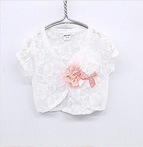 Bolero C/ Renda e Flor