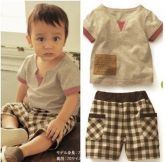 Conjunto Blusa + Bermuda Xadrez