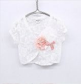 Bolero C/ Renda e Flor